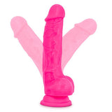 Neo Elite 7.5 inches Silicone Dual Density Cock with Balls Pink