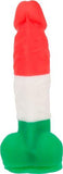 Addiction Leonardo 7 inches Dildo Red, White, Green