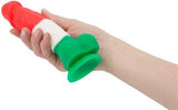 Addiction Leonardo 7 inches Dildo Red, White, Green