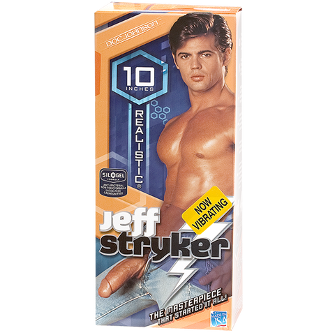 Jeff Stryker Vibrating Cock Beige Dildo