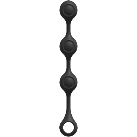 Kink Weighted Silicone Anal Balls Black