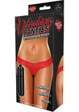 Vibrating Panties Vibe Pocket Red M/L