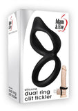 Adam & Eve Silicone Dual Ring Clitoral Tickler