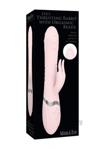 Eve's Thrusting Rabbit With Orgasmic Beads Orgasmic Beads - Pink
