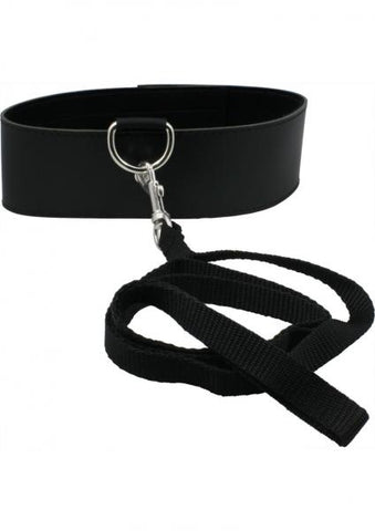 Sex & Mischief Black Leash and Collar