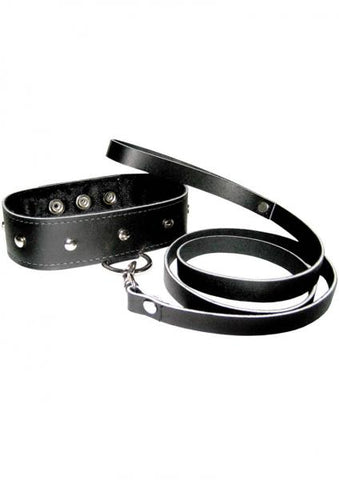 Leather Leash & Collar Set