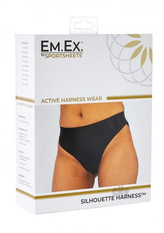 Em Ex Active Harness Wear Silhouette Crotchless Small