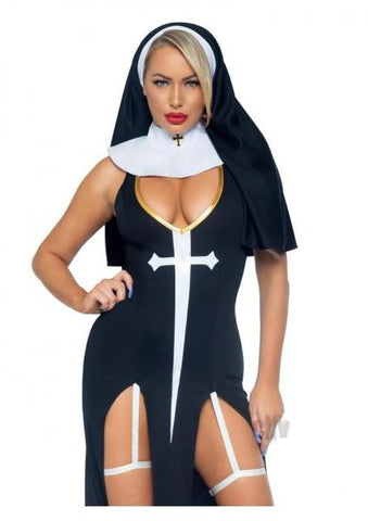 Sultry Sinner 3pc Sm Blk/wht