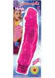 Glitter Gelle The Hunk Jelly Vibe 8 Inch Waterproof Pink