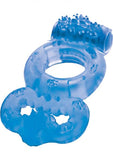 Shaft and Balls Macho Double Ring Blue