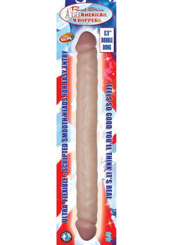 Whopper Double Dong 13 Inch- Beige