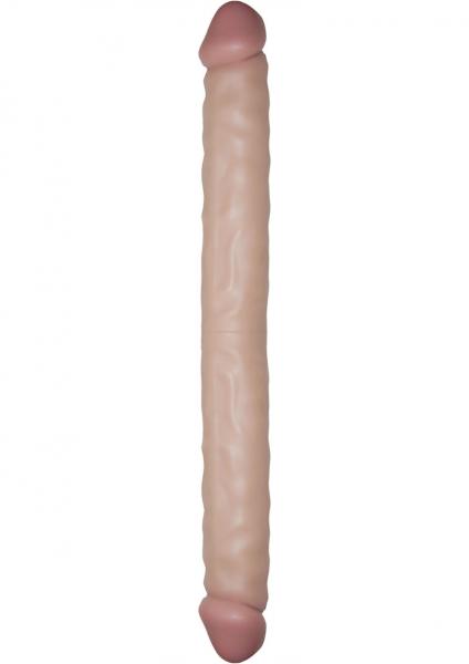 Real Skin All American Whoppers Double Dong 18 Inch - Beige