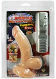 All American Mini Whoppers 5 inches Curved Vibrating Dong