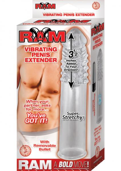 Vibrating Penis Extender Clear