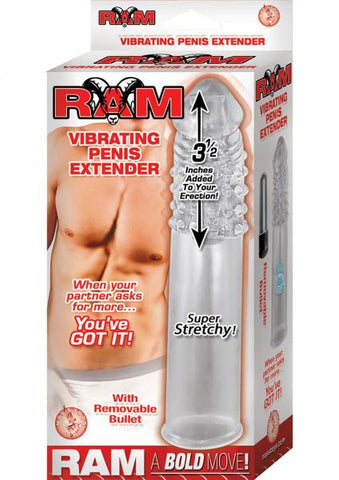 Vibrating Penis Extender Clear