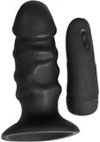 Ram Pulsating Buttplug Waterproof Black 4 Inch