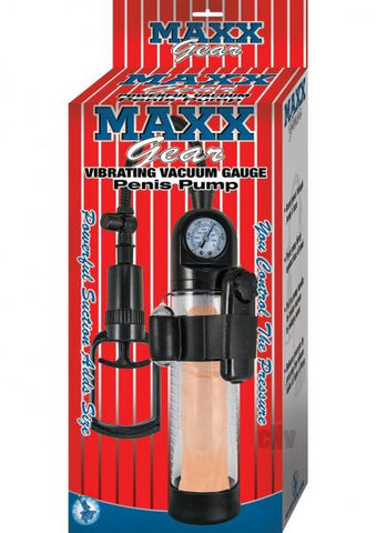 Maxx Gear Vibrating Vacuum Gauge Penis Pump