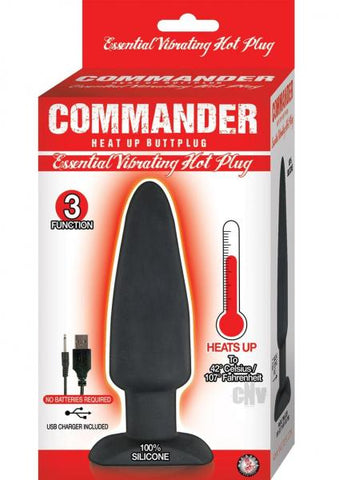 Commander Essential Vibrating Hot Plug Black