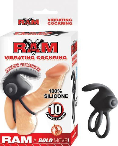 Ram Vibrating Cock Ring Black