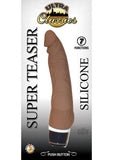 Ultra Classics Super Teaser Brown Vibrating Dildo