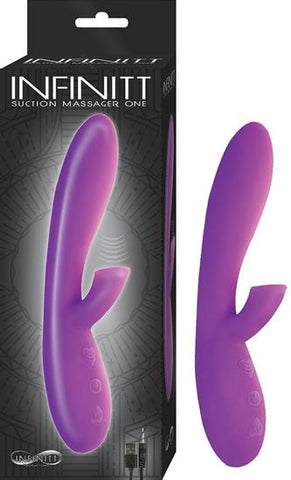 Infinitt Suction Massager One Purple Rabbit Vibrator