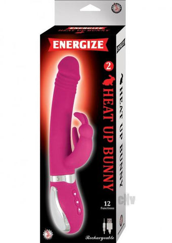 Energize Heat Up Bunny 2 Pink Rabbit Vibrator