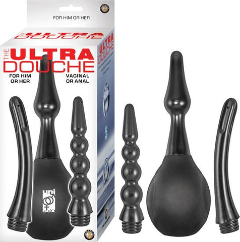 The Ultra Unisex Douche For Vaginal, Anal Black