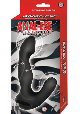 Anal Ese Rotating P-Spot Vibe Black