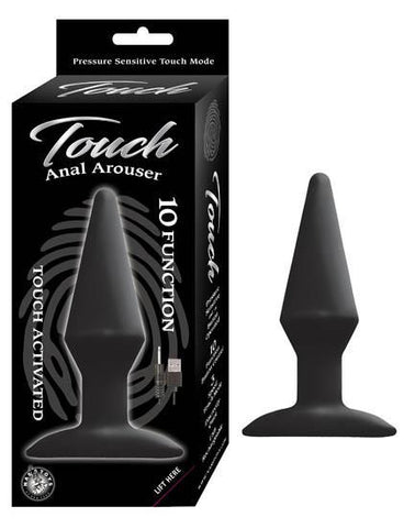 Touch Anal Arouser Black Touch-Activated Butt Plug