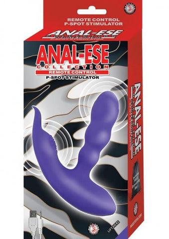 Anal Ese Remote Control P-Spot Stimulator Purple