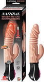 Natural Realskin Hot Cock Rotating Thruster Vibrator