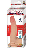 Realcocks Self Lubricating 6 inches Realistic Dildo Beige