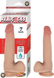 Realcocks Self Lubricating 7 inches Realistic Dildo Beige