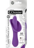 Devine Vibes Vibro Tongue Clit Hugger Purple