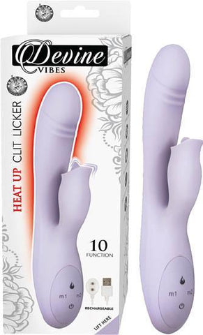 Devine Vibes Heat Up Clit Licker Lavender