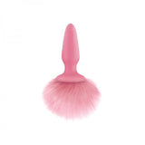 Bunny Tails Pink Silicone Butt Plug