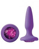 Glams Mini Butt Plug Purple Gem