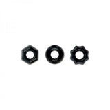 Renegade Chubbies 3 Pack Cock Rings Black