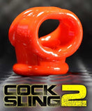 Cocksling 2 Cock & Ball Sling Oxballs Red