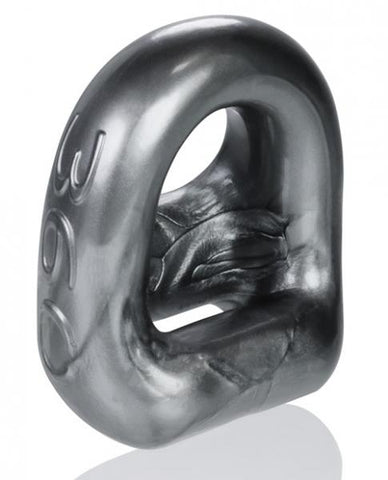 Oxballs 360 2-Way Cockring & Ballsling Steel Silver