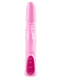 Wow Triple Ecstacy Silicone Thruster - Pink