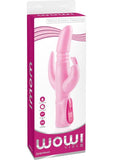 Wow Triple Ecstacy Silicone Thruster - Pink