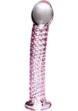 Icicles No 53 Glass Massagers Pink Wand