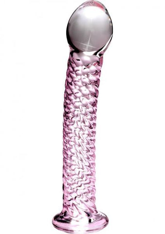 Icicles No 53 Glass Massagers Pink Wand