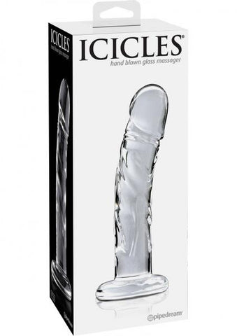 Icicles No. 62 Clear Glass Dildo