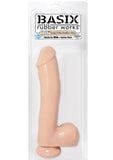 Basix Rubber Works 10 inches Dong Suction Cup Beige