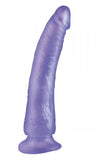 Basix Rubber Works 7 inches Slim Dong With Suction Cup Purple