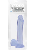 Basix Rubber Works 12 inches Suction Cup Dong Clear