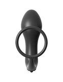 Anal Fantasy Ass-Gasm Cockring Vibrating Plug Black