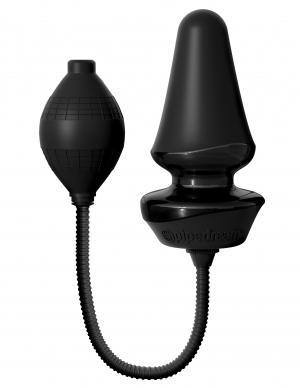Anal Fantasy Elite Inflatable Silicone Butt Plug Black